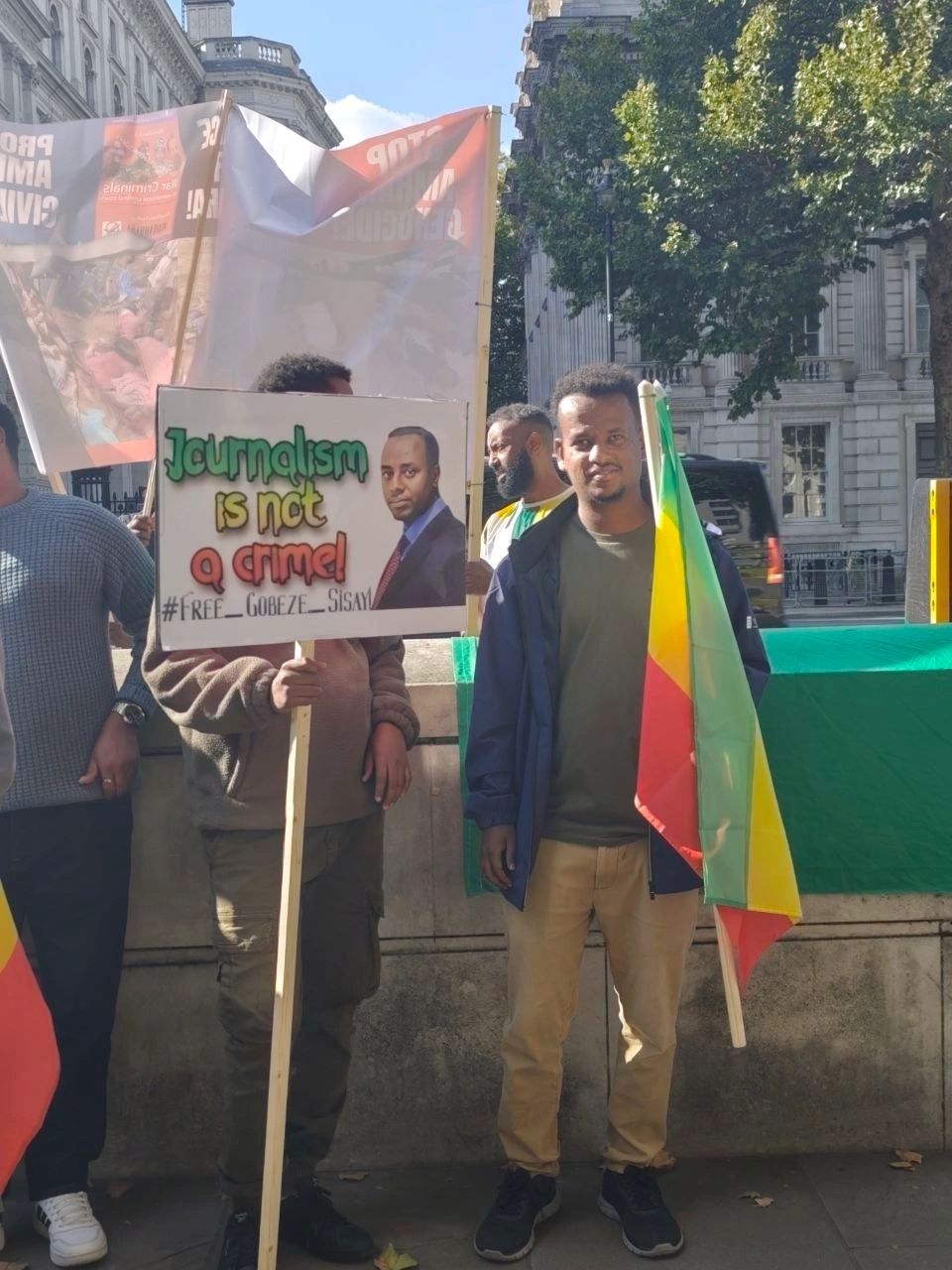 Amhara peaceful protest, London
