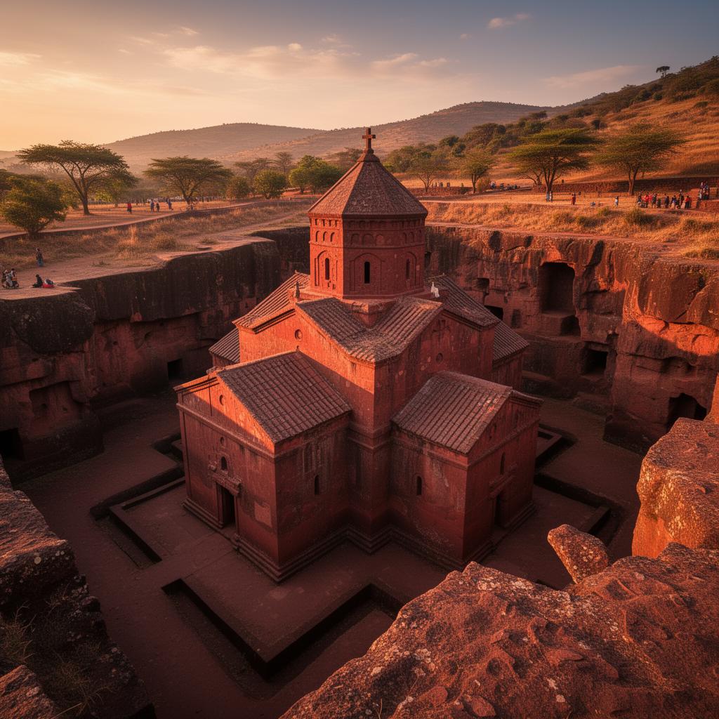 Rock-hewn church of Lalibela, Ethiopia